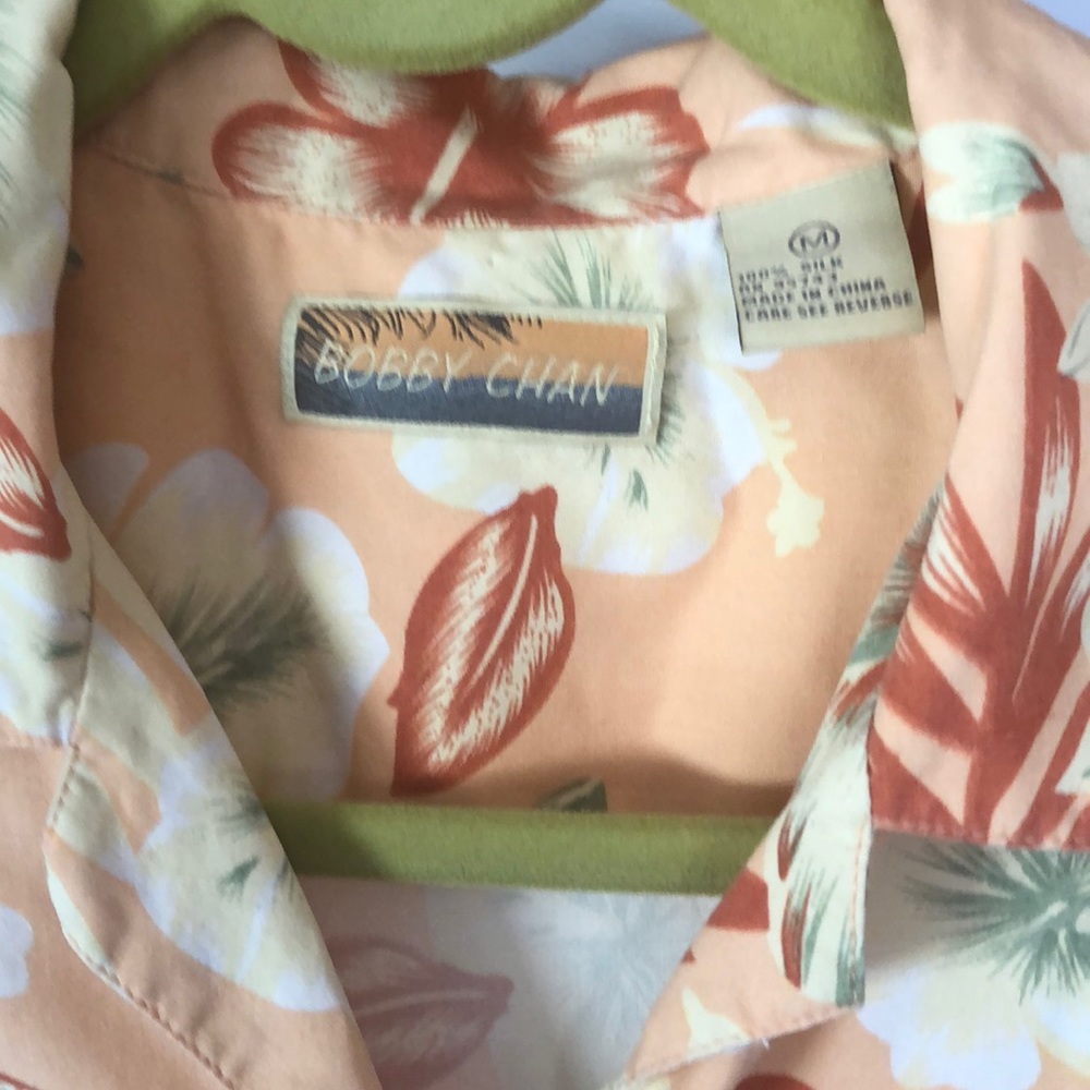 100% silk BOBBY CHAN  top - Picture 2 of 10